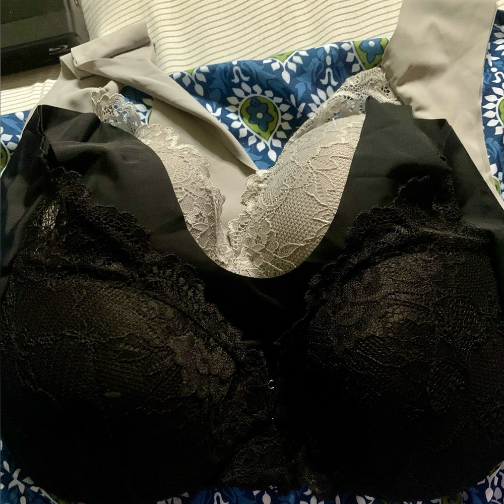Elegant Black Lace Bra